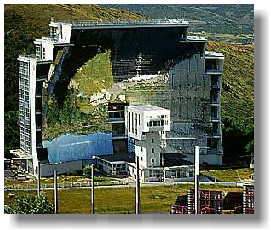 Solar furnace at Odellio, France